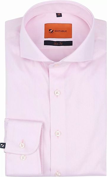 Suitable Hemd Twill Stretch Rosa - Größe 43 günstig online kaufen