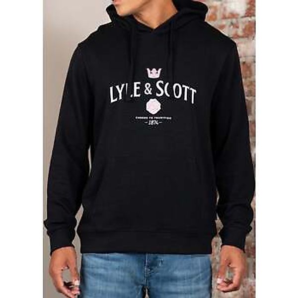 Lyle & Scott  Sweatshirt Cheers to traditional graphic hoodie - jet black günstig online kaufen