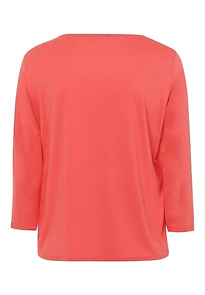 FRANK WALDER Langarmshirt mit V-Ausschnitt günstig online kaufen