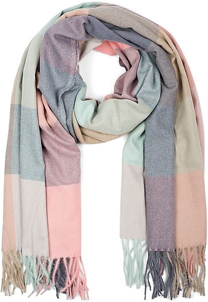 styleBREAKER Modeschal Weicher karierter Schal mit günstig online kaufen