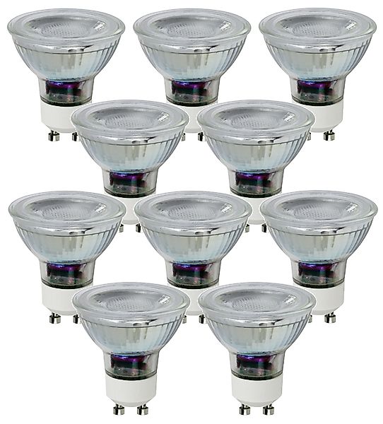 TRANGO LED-Leuchtmittel, 10er Pack GU10CWSD-10 GU10 günstig online kaufen