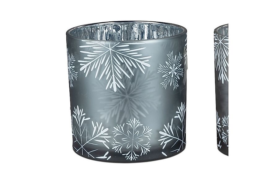 formano Teelichthalter Eiskristall, Farbe: Metallic, Motiv: Eiskristall günstig online kaufen