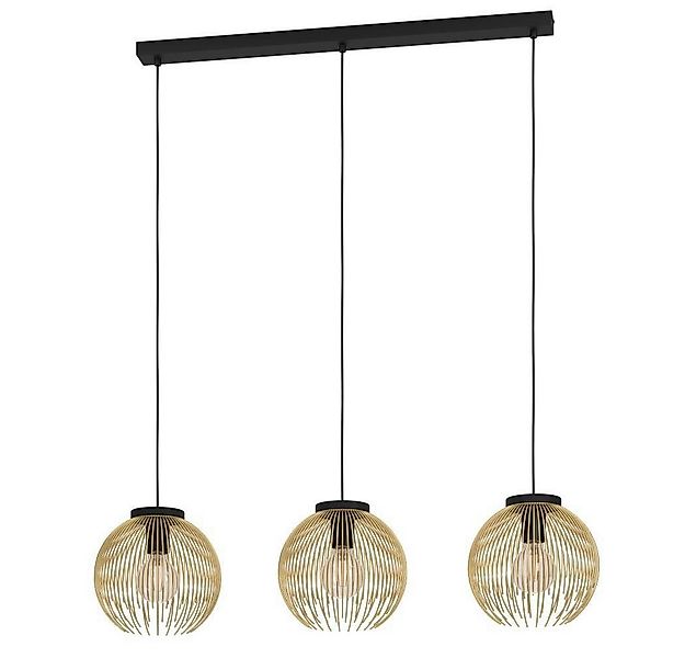EGLO Hängeleuchte VENEZUELA Pendellampe, Esszimmerlampe, Metall, schwarz, g günstig online kaufen