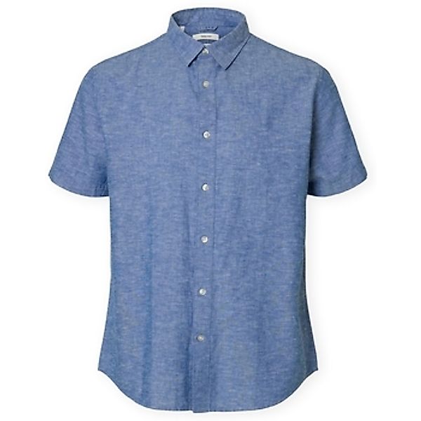 Selected  Hemdbluse Noos Reg-Sun Shirt - Medium Blue Denim günstig online kaufen