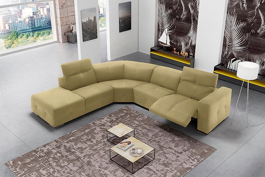 Egoitaliano Ecksofa »Sauvanne«, wahlweise mit elektrischer Relaxfunktion, K günstig online kaufen