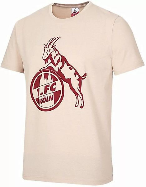 1. FC Köln T-Shirt T-Shirt Basic Beige günstig online kaufen
