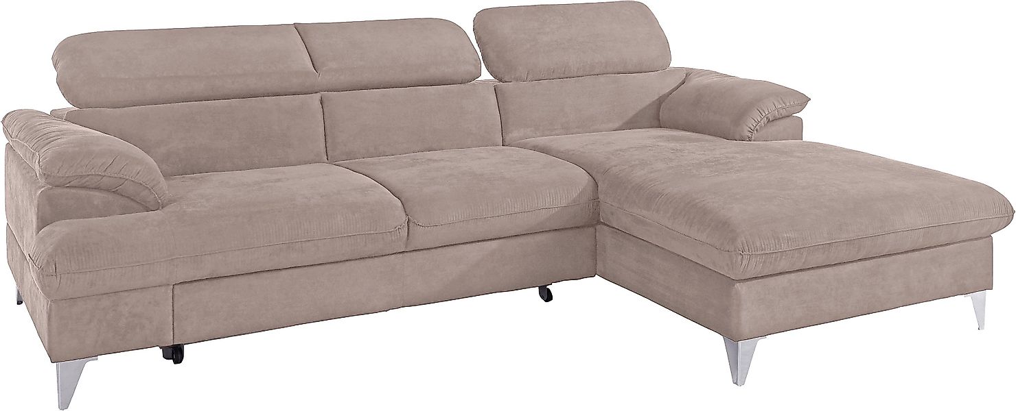 COTTA Ecksofa Caluso L-Form, mit Kopfteilverstellung, günstig online kaufen
