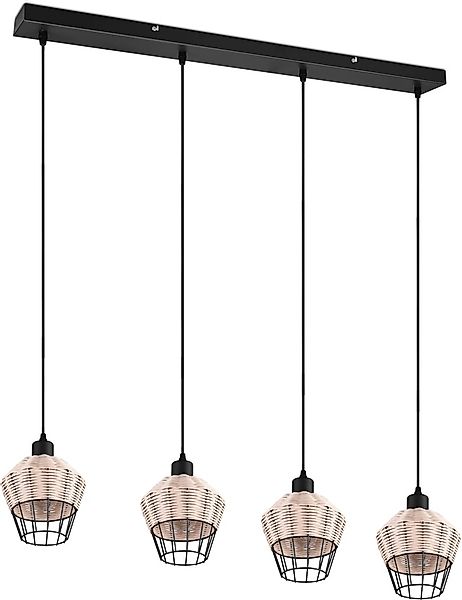 REALITY Leuchten Pendelleuchte »Borka«, 4 flammig, Leuchtmittel E27   ohne günstig online kaufen