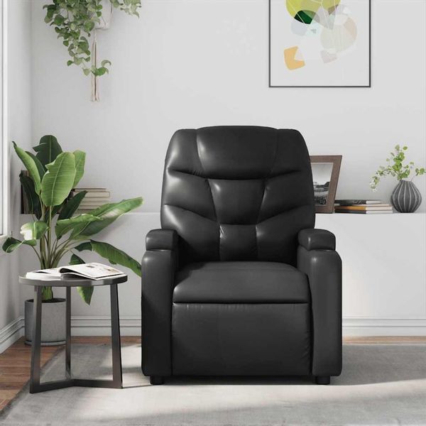vidaXL Sessel Massagesessel Schwarz Kunstleder (1-St) günstig online kaufen