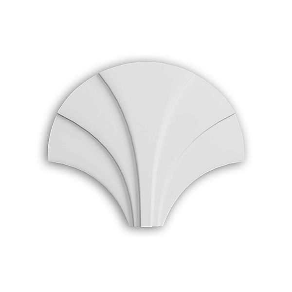 PROFHOME 162804 Zierelement Dekorelement Stuck Ornament 12 cm x 10 cm x 1,5 günstig online kaufen