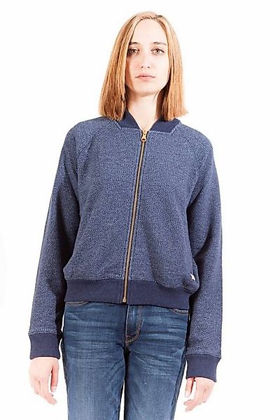 Gant Sweatshirt Damen Sweatjacke Blau mit Reißverschluss und günstig online kaufen