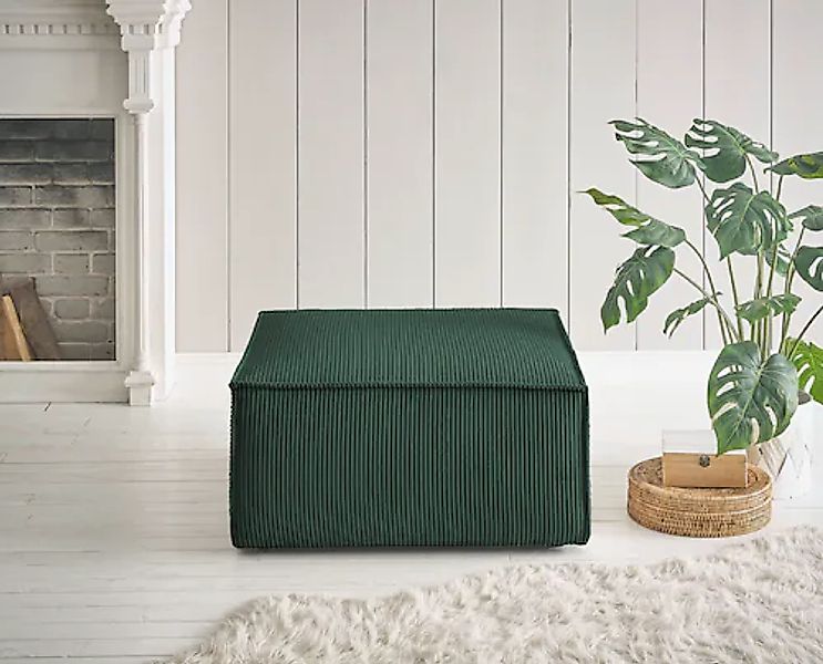 Home affaire Hocker "SHERWOOD", Hocker quadratisch, ideale Ergänzung zum Lo günstig online kaufen