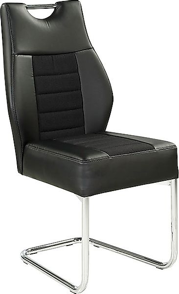 Jockenhöfer Gruppe Freischwinger »Nicky« (Set) 4 Stk. Kunstleder   Microfas günstig online kaufen