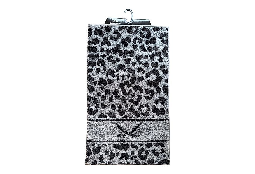 Sansibar Sylt Badematte Badteppich „Leo“ stilvoller Badvorleger mit Leopard günstig online kaufen