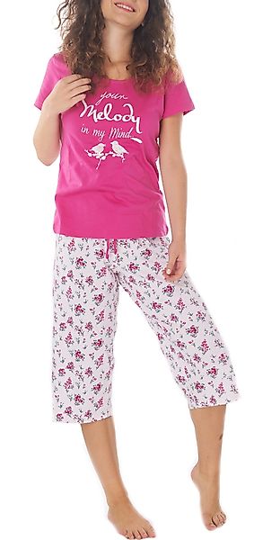 Consult-Tex Capri-Pyjama Damen Capri Pyjama Schlafanzug günstig online kaufen
