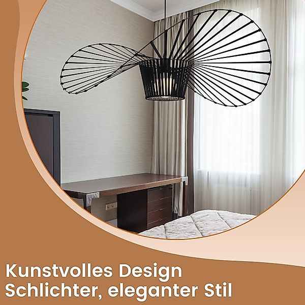 ZMH LED Pendelleuchte Modern - Schwarz günstig online kaufen