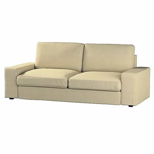 Bezug für Kivik 3-er Bettsofa, beige-creme, Kivik 3-er Bettsofabezug, Livin günstig online kaufen