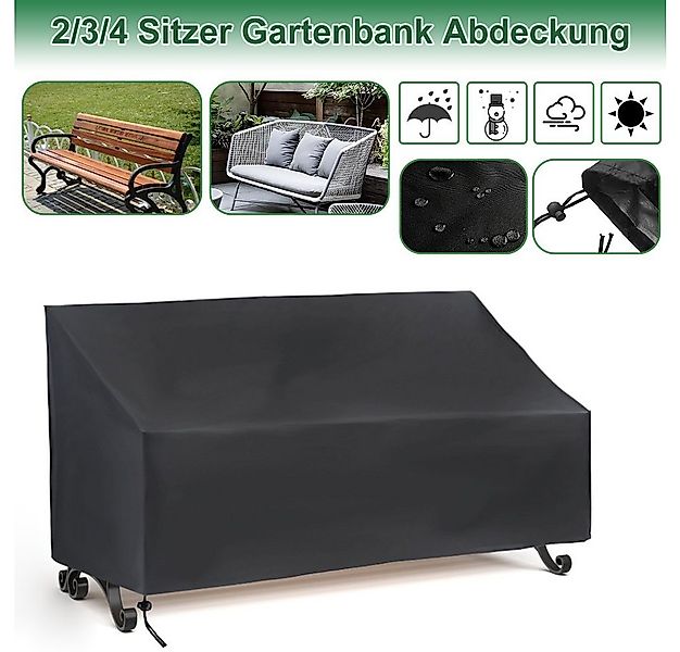 OSTWOLKE Gartenmöbel-Schutzhülle 2/3/4-Sitzer Gartenbank-Abdeckung wasserdi günstig online kaufen