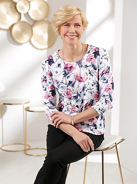 Classic 3/4-Arm-Shirt "Rundhals-Shirt", 1 Stk. günstig online kaufen