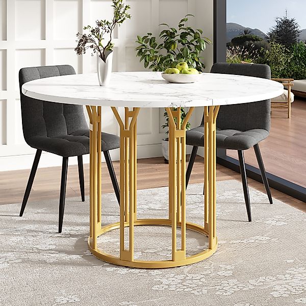 HAUSS SPOLE Esstisch Runder Küchentisch Esstisch günstig online kaufen