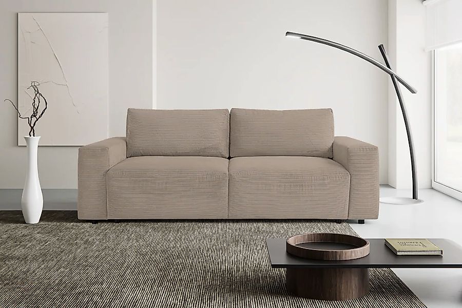WERK2 Schlafsofa "Lima, inkl. Bettkasten, bequem, Mega Sofa: Breite 245 cm" günstig online kaufen