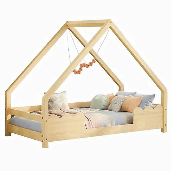 HAUSS SPOLE Kinderbett Hausbett 90x200cm mit Rausfallschutz Jugendbett Mass günstig online kaufen