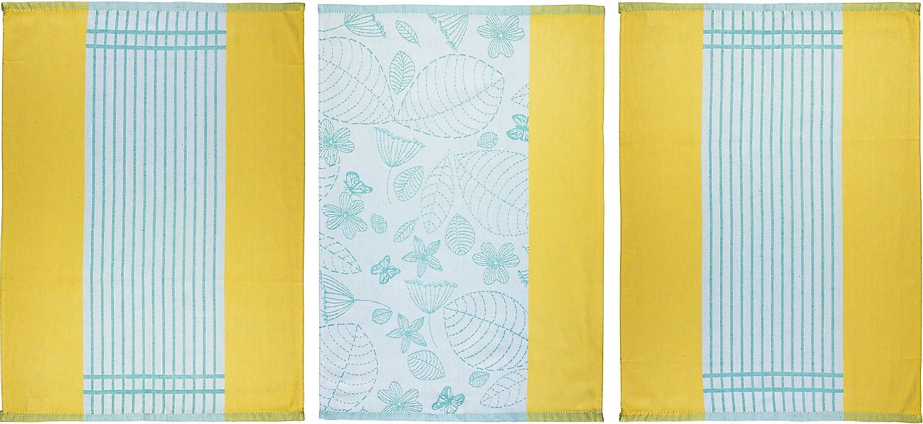 stuco Geschirrtuch Schmetterling, (Set, 9-tlg., 3x günstig online kaufen
