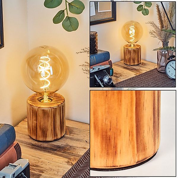 hofstein Tischleuchte Tischlampe aus Holz in günstig online kaufen