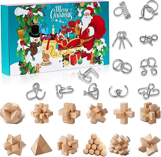 LuxusKollektion Spielzeug-Adventskalender Adventskalender Knobelspiele 2024 günstig online kaufen