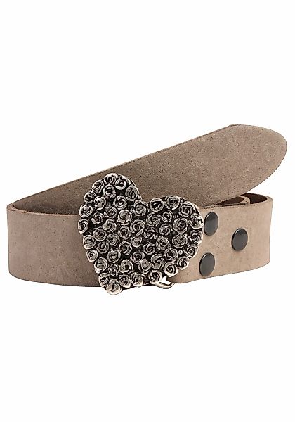 Rettungsring Gürtel Ledergürtel mit austauschbarer Schließe "Rosenherz Komp günstig online kaufen