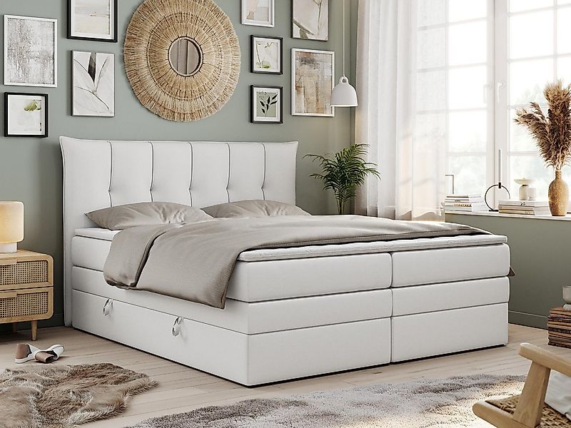 MKS MÖBEL Boxspringbett PREMIUM 10 KING (Set, Packung, Multipocket-Matratze günstig online kaufen