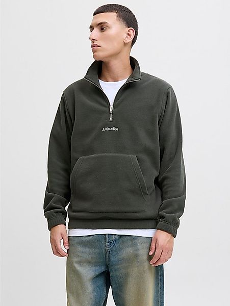 Jack & Jones Sweatshirt JJSOHO HALFZIP FLEECE Kunstfaser, relaxed fit günstig online kaufen