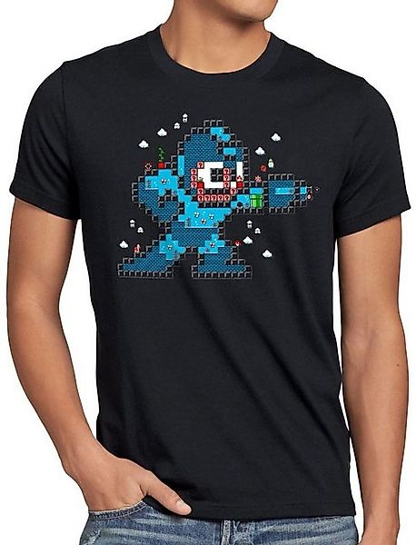style3 T-Shirt Mega Pixel Level switch mario nintendo nes 8bit super günstig online kaufen