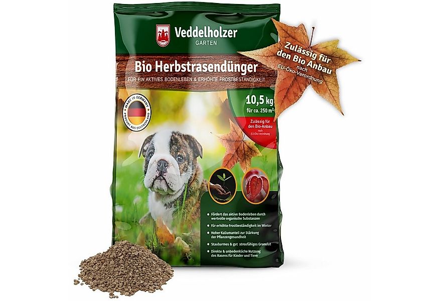 Veddelholzer Rasendünger Bio Herbstrasendünger Langzeit-Wirkung, Kalium, fr günstig online kaufen