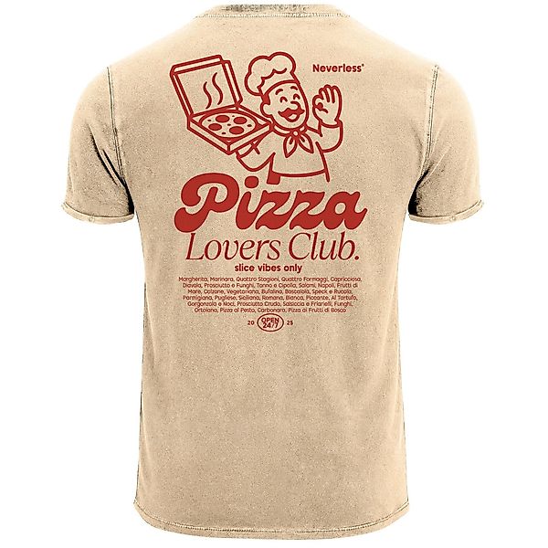 Neverless Print-Shirt Herren Vintage T-Shirt Backprint günstig online kaufen