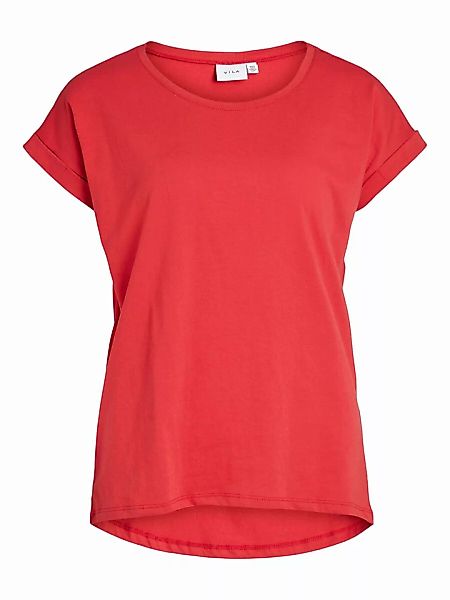 VILA Basic T-shirt Damen Rot günstig online kaufen