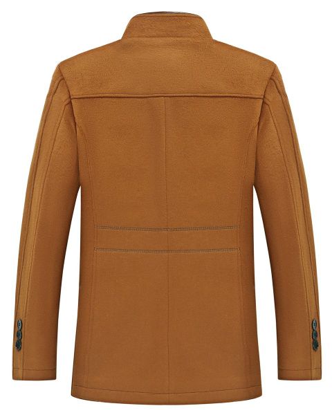 Allthemen Wollmantel mit Stehkragen Wintermantel Herren günstig online kaufen