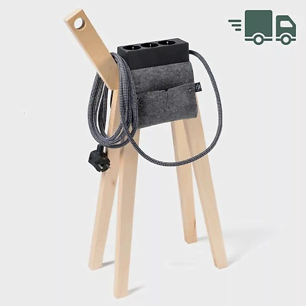 Stromer nature + Satteltasche - Steckdose schwarz, Kabel rot - schnell geli günstig online kaufen
