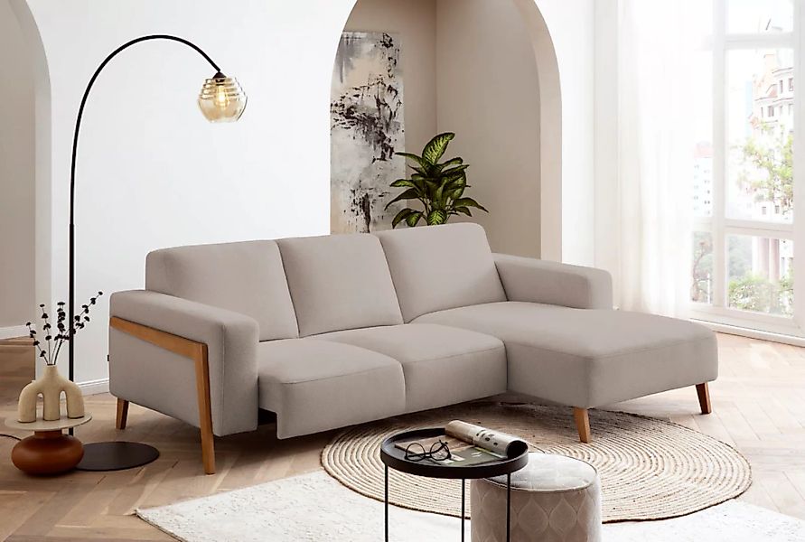 exxpo - sofa fashion Ecksofa "Starr, L-Form", wahlw. elektrische Sitztiefen günstig online kaufen