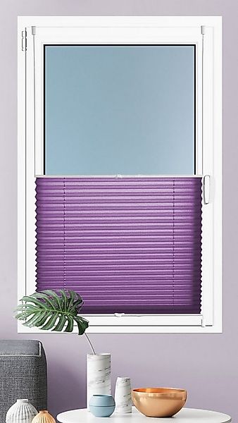 Kutti Plissee Brisa, Lichtschutz, ohne Bohren, verspannt, Klemmfix, Klemmfi günstig online kaufen