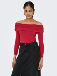 ONLY Langarmshirt ONLGLAMOUR L/S OFF SHOULDER günstig online kaufen
