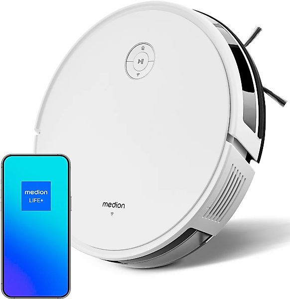 Medion Saugroboter "S35 (MD 11899) mit Wischfunktion intelligente S-Linien günstig online kaufen