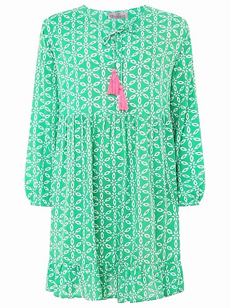 Zwillingsherz Sommerkleid ""Stargazing"", mit Muster, langen Ärmeln und Tas günstig online kaufen
