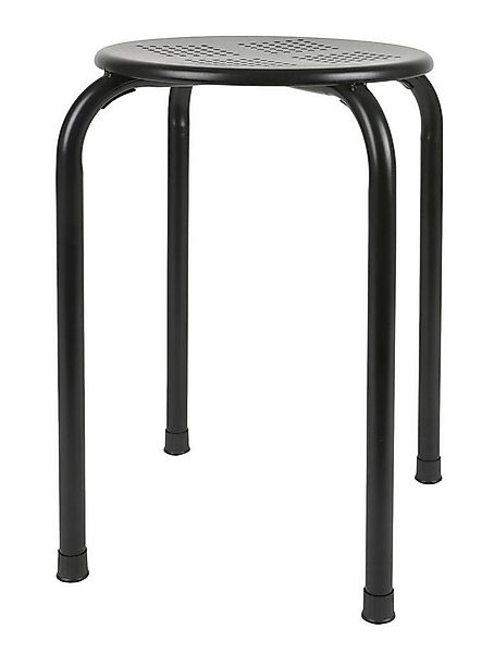 BURI Hocker Metall Stapelhocker Partyhocker Gästehocker Sitzhocker Gartenho günstig online kaufen