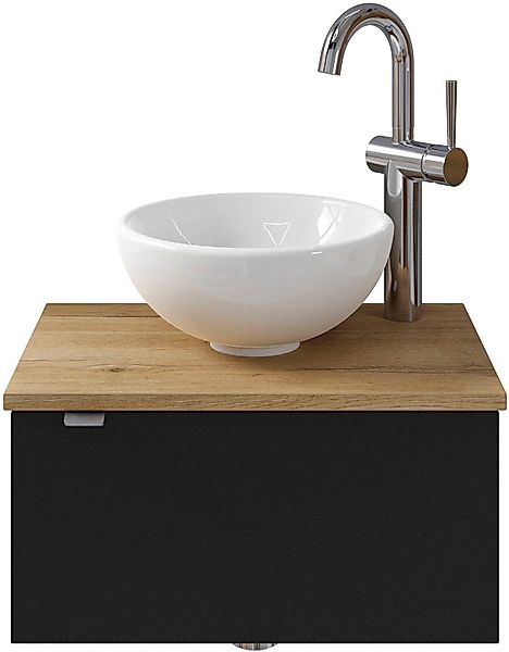 Saphir Waschtisch "Serie 6915 Waschschale mit Unterschrank für Gästebad, Gä günstig online kaufen