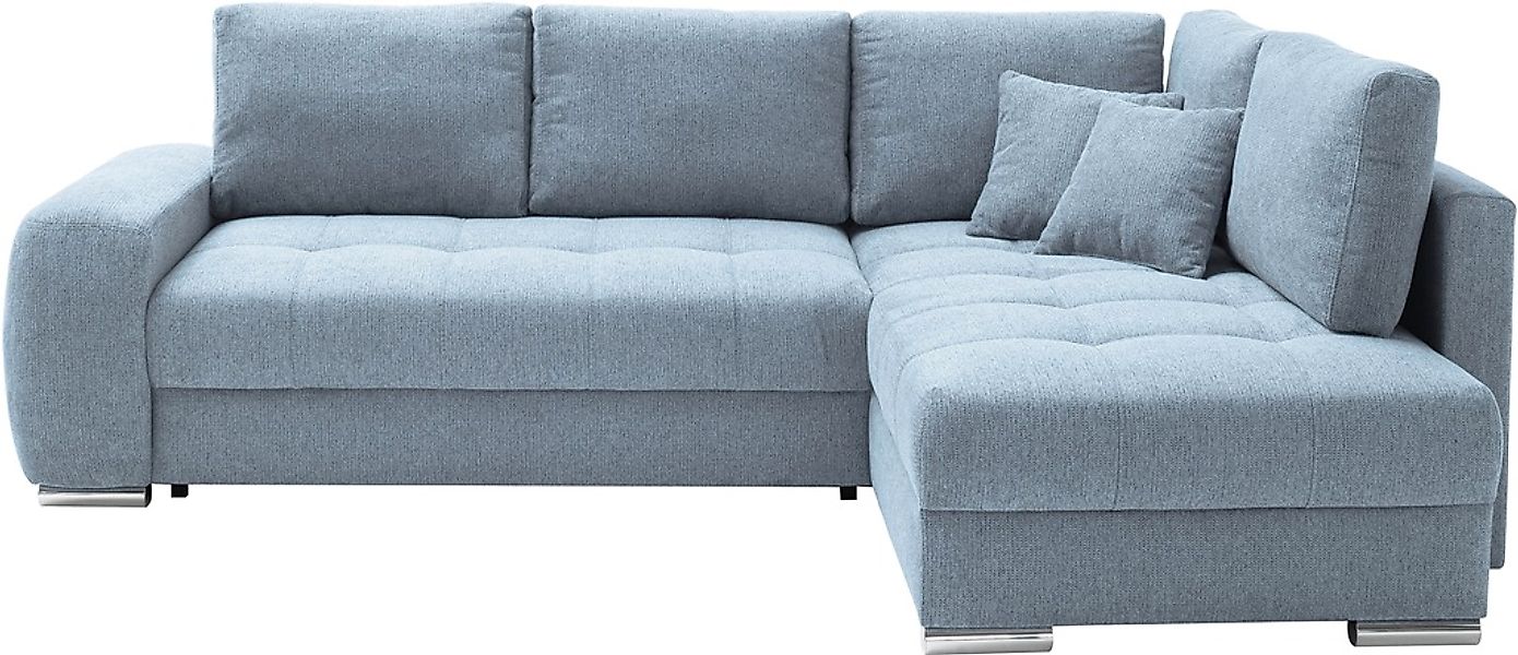 Mr. Couch Ecksofa "Mykonos, L-Form, Dauerschläfer" Mit Boxpring-Taschenfede günstig online kaufen