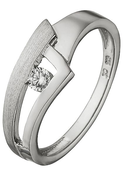 JOBO Fingerring, 925 Silber teil matt günstig online kaufen