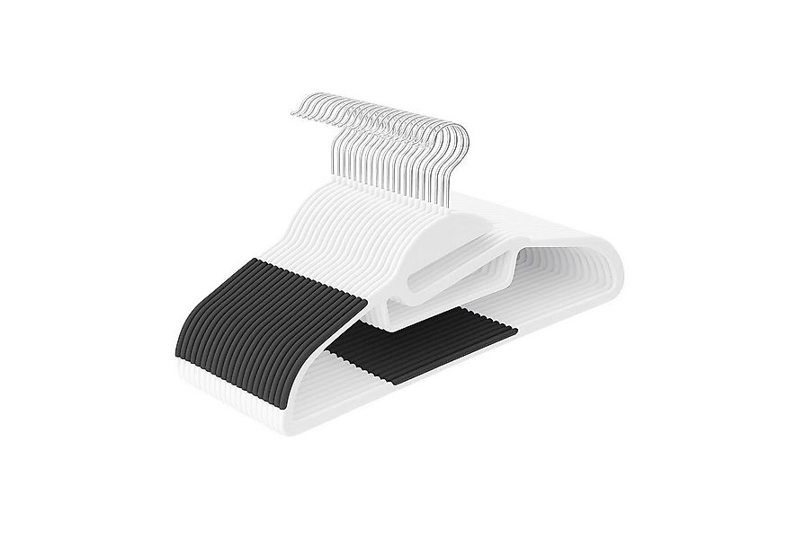 relaxdays Kleiderbügel Gummierte Kleiderbügel im Set, (20er Set, 20-tlg), w günstig online kaufen