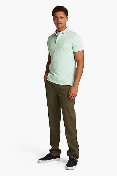 Tommy Hilfiger Poloshirt 1985 SLIM POLO hochwertige Baumwoll-Piqué-Qualität günstig online kaufen