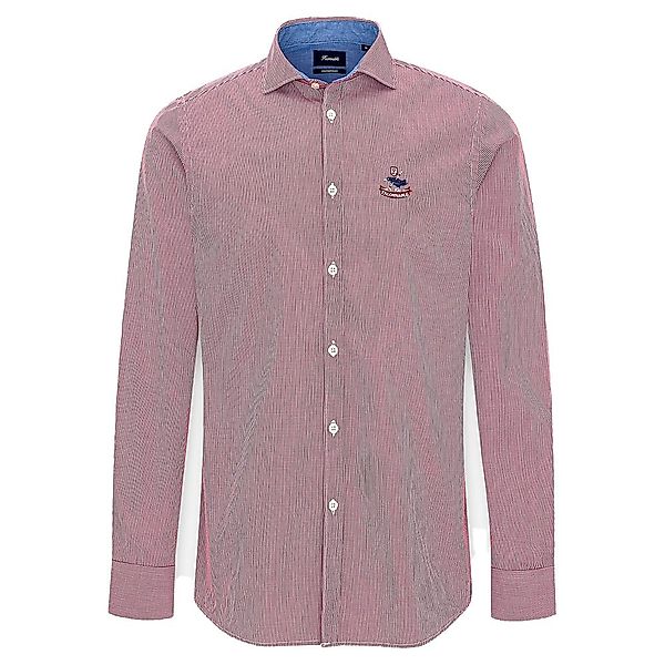 FaÇonnable Sportswear Cont Riviera Micro Ginhgam Birdie Shirt L Red günstig online kaufen